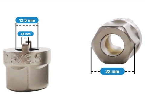 Zestaw nasadek do amortyzatorów BITUXX 5 el. 10,5-14,5 mm CrV