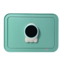 Zielony sejf biurowy domowy na kod i klucz elektroniczny skarbonka