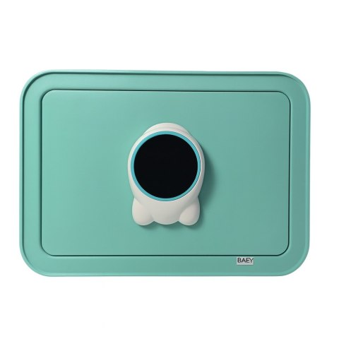 Zielony sejf biurowy domowy na kod i klucz elektroniczny skarbonka