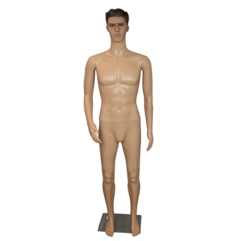 manekin męski całopostaciowy wystawowy realistyczny cielisty 190 cm m/l