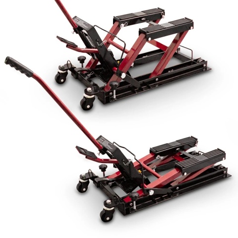 podnośnik motocyklowy 680 kg stabilny mobilny trwały wszechstronny stabilny