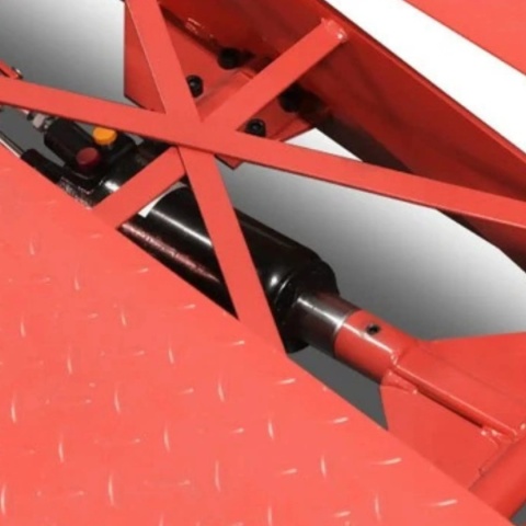 podnośnik motocyklowy platforma podnośnik hydrauliczny 460 kg czerwony