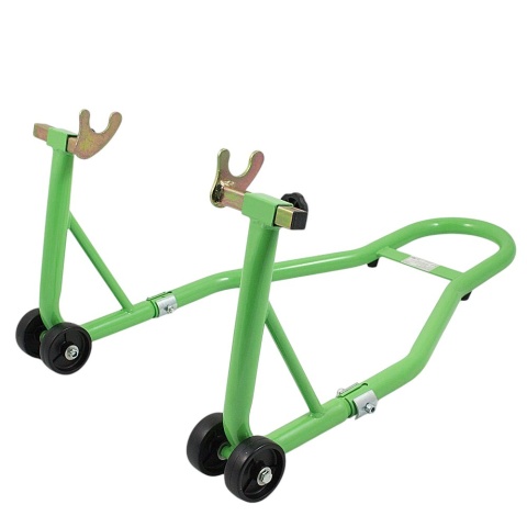 stojak motocyklowy tylny 250kg uniwersalny regulowany zielony wytrzymały