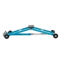 Mobilny Podnośnik Nożycowy 2500kg Regulacja 11-48cm Warsztatowy Stalowy
