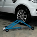 Mobilny Podnośnik Nożycowy 2500kg Regulacja 11-48cm Warsztatowy Stalowy