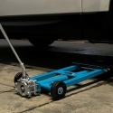 Mobilny Podnośnik Nożycowy 2500kg Regulacja 11-48cm Warsztatowy Stalowy
