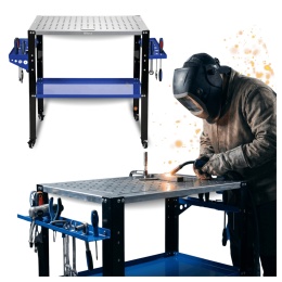 Mobilny Stół Spawalniczy Perforowany 81x52x87cm 250kg Bituxx