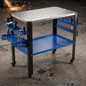 Mobilny Stół Spawalniczy Perforowany 81x52x87cm 250kg Bituxx