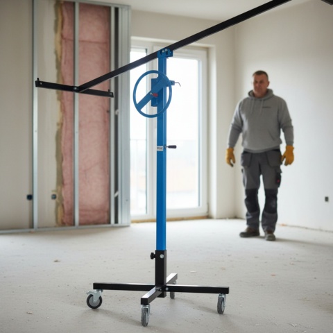 Podnośnik do płyt gipsowych GK do Regipsu OSB Regulowany 170-290 cm do 40kg