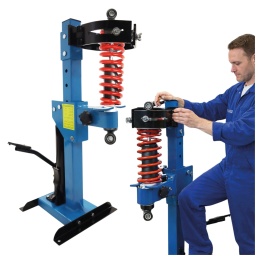 hydrauliczny ściągacz sprężyn amortyzatorów bituxx 2.5t stabilny regulowany