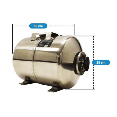 zbiornik membranowy bituxx 50l ciśnieniowy hydroforowy stalowy epdm 6 bar