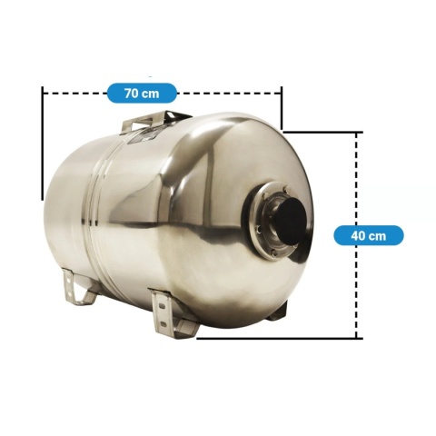 zbiornik membranowy bituxx 100l hydroforowy stal nierdzewna epdm 8 bar