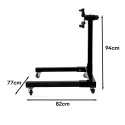 stojak do silnika 570 kg obrotowy uchwyt 8 pozycji mobilny na kółkach