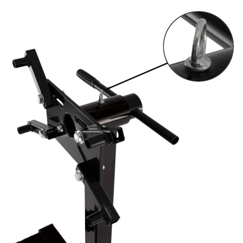 stojak do silnika 570 kg obrotowy uchwyt 8 pozycji mobilny na kółkach