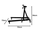 stojak do silnika bituxx 900 kg składany regulowany stalowy mobilny kółka
