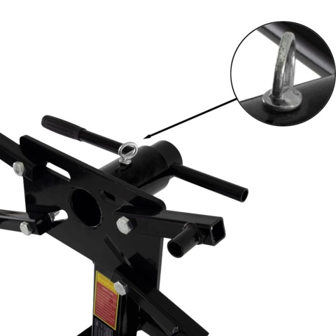 stojak do silnika bituxx 900 kg składany regulowany stalowy mobilny kółka