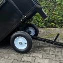 Przyczepka do traktorka ogrodowego do 300 kg 114 cm wywrotka z kiprem ATV