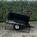 Przyczepka do traktorka ogrodowego do 300 kg 114 cm wywrotka z kiprem ATV