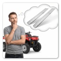 Rampy najazdowe stalowe 160cm 2szt 400kg antypoślizgowe rampa motocykl ATV