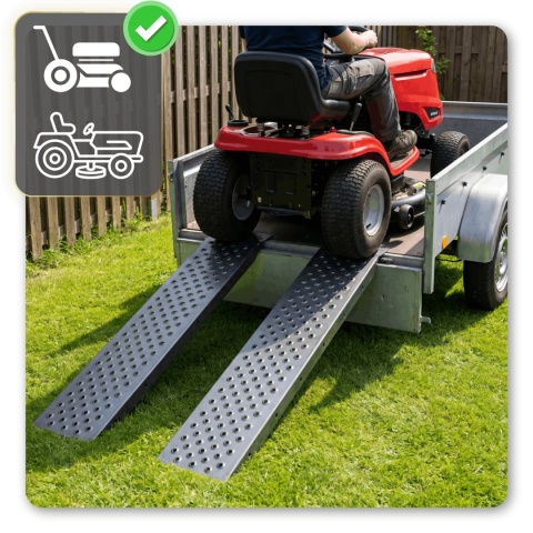 Rampy najazdowe stalowe 160cm 2szt 400kg antypoślizgowe rampa motocykl ATV
