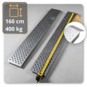 Rampy najazdowe stalowe 160cm 2szt 400kg antypoślizgowe rampa motocykl ATV