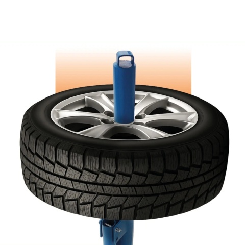 montażownica do opon drążek montażowy stalowy niebieski regulowany