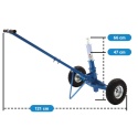 pomoc manewrowa do przyczepy 270 kg regulowana wysokość 47-66 cm