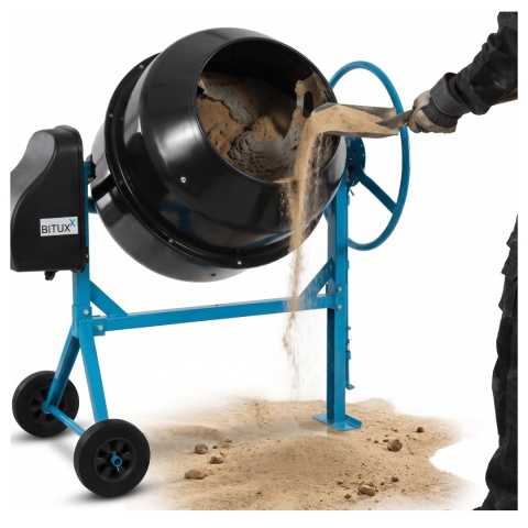 BETONIARKA 200 L 850 W 230 V MIESZARKA DO BETONU ZAPRAWY CEMENTU