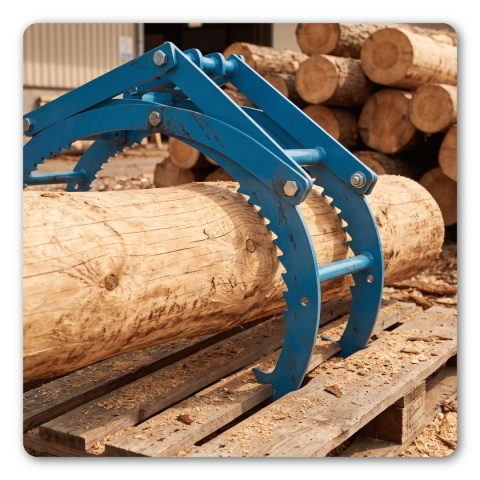Chwytak do drewna 810mm 32" 1500kg samozaciskowy transportowy