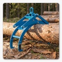Chwytak do drewna BITUXX udźwig 1150 kg automatyczne otwieranie 580 mm stal