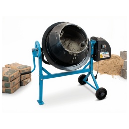 Betoniarka 65L 220W do betonu zaprawy gipsu stalowa 27,5 obr/min