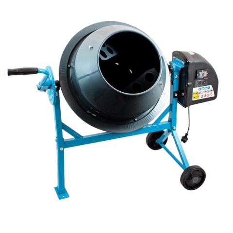 Betoniarka 65L 220W do betonu zaprawy gipsu stalowa 27,5 obr/min