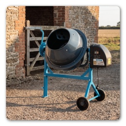 Betoniarka 65L 220W do betonu zaprawy gipsu stalowa 27,5 obr/min