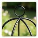 Pergola Metalowa Ogrodowa Wspornik na Różę Pnącą 195cm Ozdobna do Donicy