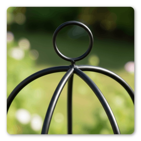 Pergola Metalowa Ogrodowa Wspornik na Różę Pnącą 195cm Ozdobna do Donicy