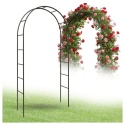 Pergola Ogrodowa Metalowa Tarasowa 240x150 cm Czarna