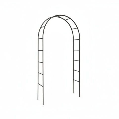 Pergola Ogrodowa Metalowa Tarasowa 240x150 cm Czarna