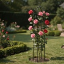 Pergola Ogrodowa Metalowa 150 cm Wsparcie na róże Pergola Do Róży Pnącej