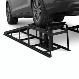 Najazdy samochodowe z podnośnikiem hydraulicznym 4000 kg komplet