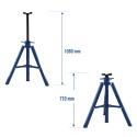PODPORA SAMOCHODOWA WARSZTATOWA 12 T REGULOWANA 710–1080 MM