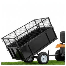 Przyczepka do traktorka ogrodowego do 300 kg 114 cm wywrotka z kiprem ATV
