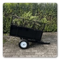 Przyczepka do traktorka ogrodowego do 300 kg 114 cm wywrotka z kiprem ATV