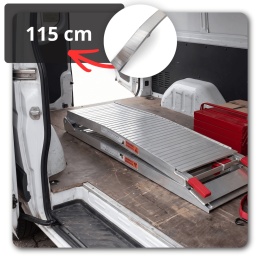 Rampa aluminiowa składana 340kg 205cm antypoślizgowa motocykl kosiarka