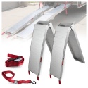 RAMPY NAJAZDOWE Rampa Najazd Podjazd Aluminiowy Składany 205cm 680kg 2 szt.