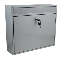 Skrzynka pocztowa metalowa na listy z zamkiem 2 kluczyki 36x31x10,5cm