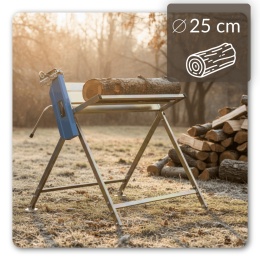 Stojak do cięcia drewna Koziołek do drewna z uchwytem na piłę 45cm 120kg