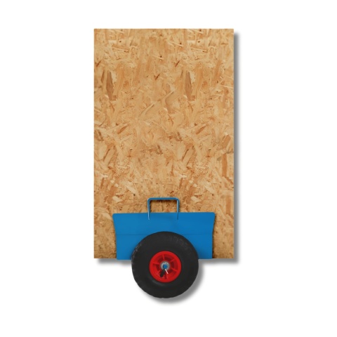 Wózek Transportowy do Płyt OSB GK MDF 275 kg Koła Pneumatyczne 26 cm