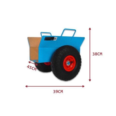 Wózek Transportowy do Płyt OSB GK MDF 275 kg Koła Pneumatyczne 26 cm