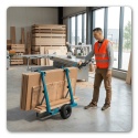 Wózek transportowy do płyt 200 kg Regulowany Stalowy Pneumatyczne Koła