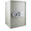 sejf elektroniczny 52cm jasnoszary domowy zamek szyfrowy klucz awaryjny